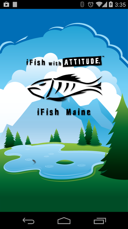 Android application iFish Maine screenshort