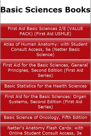 Basic Sciences Books