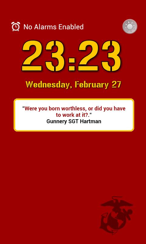 Gunny Ermeys Alarm Clock Screen 2