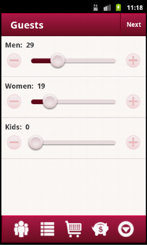 My Party Screen 2