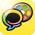 瓦力短信草原黄昏主题 logo