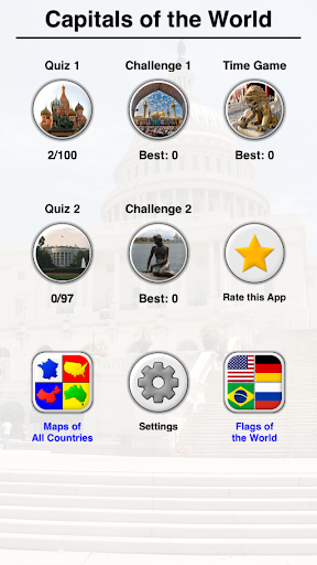 【免費教育App】All World Capitals - City Quiz-APP點子