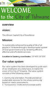 City of Tshwane Screenshots 1