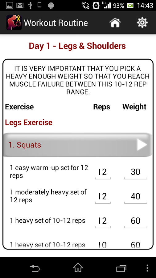 Dumbbell Muscle Workout Plan P - screenshot