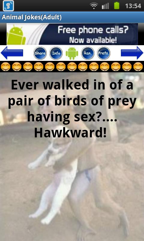 Adult Animal Jokes (Android) reviews at Android Quality Index
