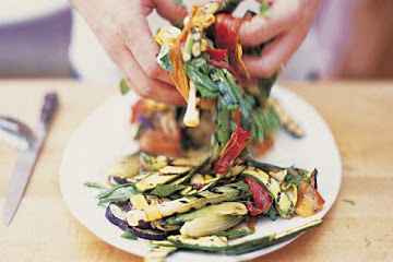 Chargrilled marinated vegetables