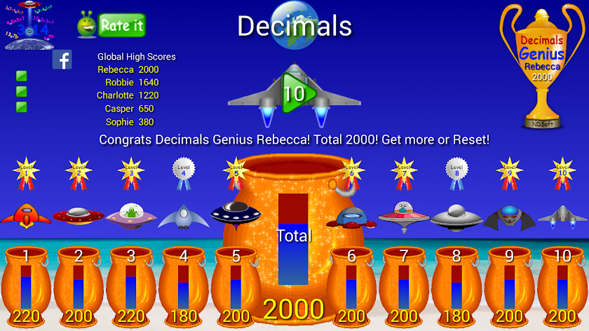 Decimals Screen 3
