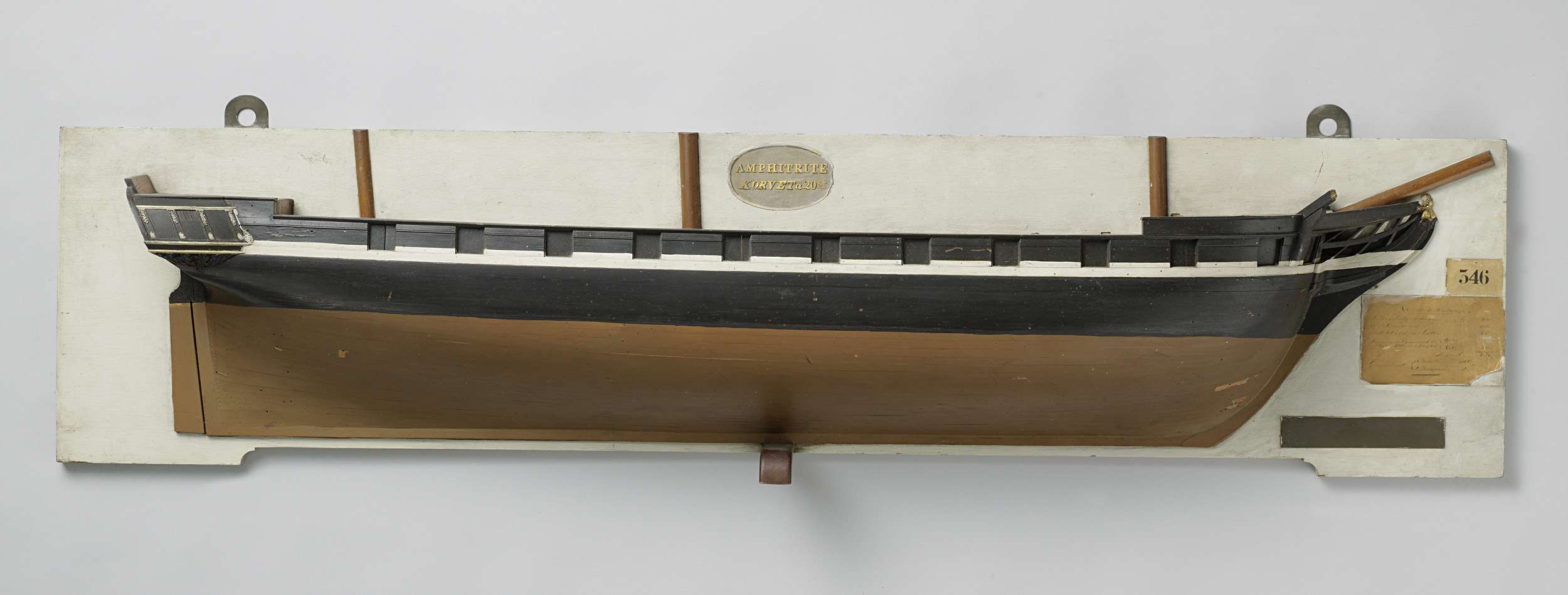 Half Model of a 20-Gun Sloop of War