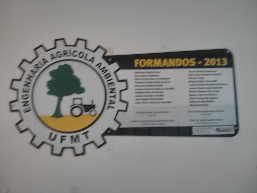 Placa Dos Formandos De Engenharia Agricola E Ambiental 2013