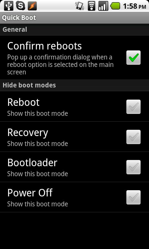 Quick Boot Android