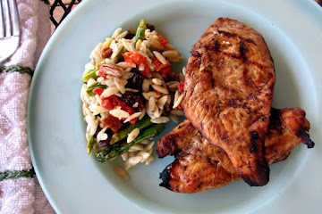 Blueberry Barbecue Grilled Chicken