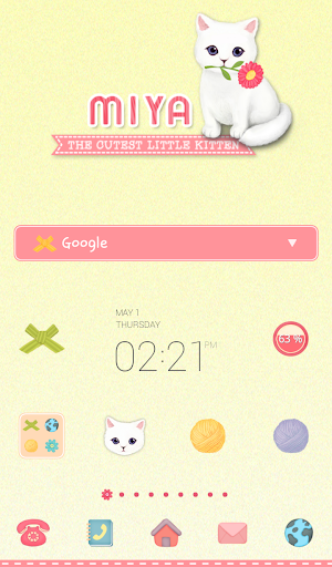 免費下載個人化APP|baby cat miya dodol theme app開箱文|APP開箱王