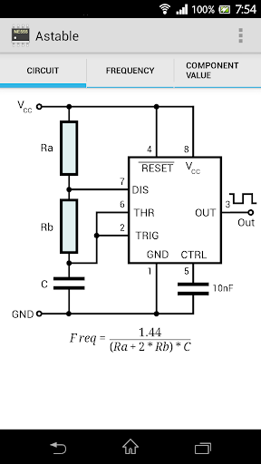 Timer IC 555 Calculator