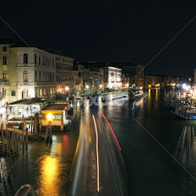Venice by Samuel Sitompul - City,  Street & Park Night