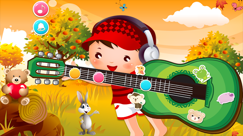 Baby Guitar Musical Game Screen 1