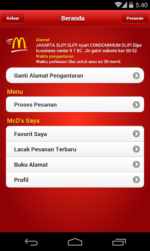 【免費購物App】McDelivery Indonesia-APP點子