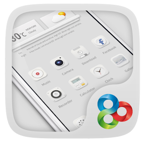 Classic White GOLauncher Theme.apk v1.0