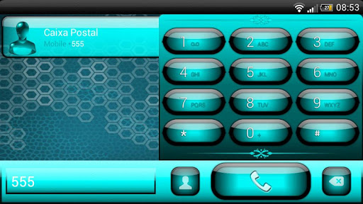 【免費個人化App】exDialer Jelly Cyan Theme-APP點子