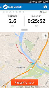 Screenshot Run with Map My Run + v3.2.4