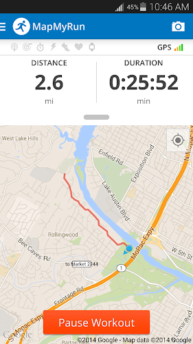 Run with Map My Run +-screenshot