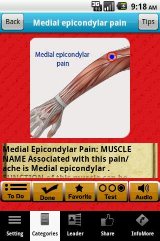 Muscle Trigger Points LITE Screen 3