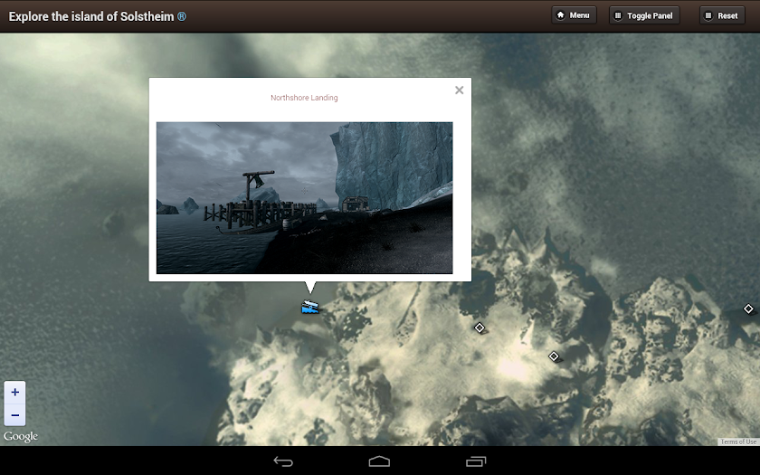 Map for Skyrim HD (USA) Screen 3