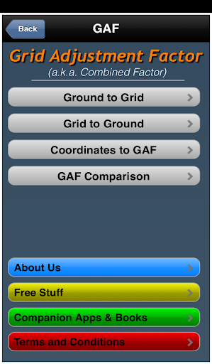 【免費生產應用App】Grid Adjustment Factor-APP點子