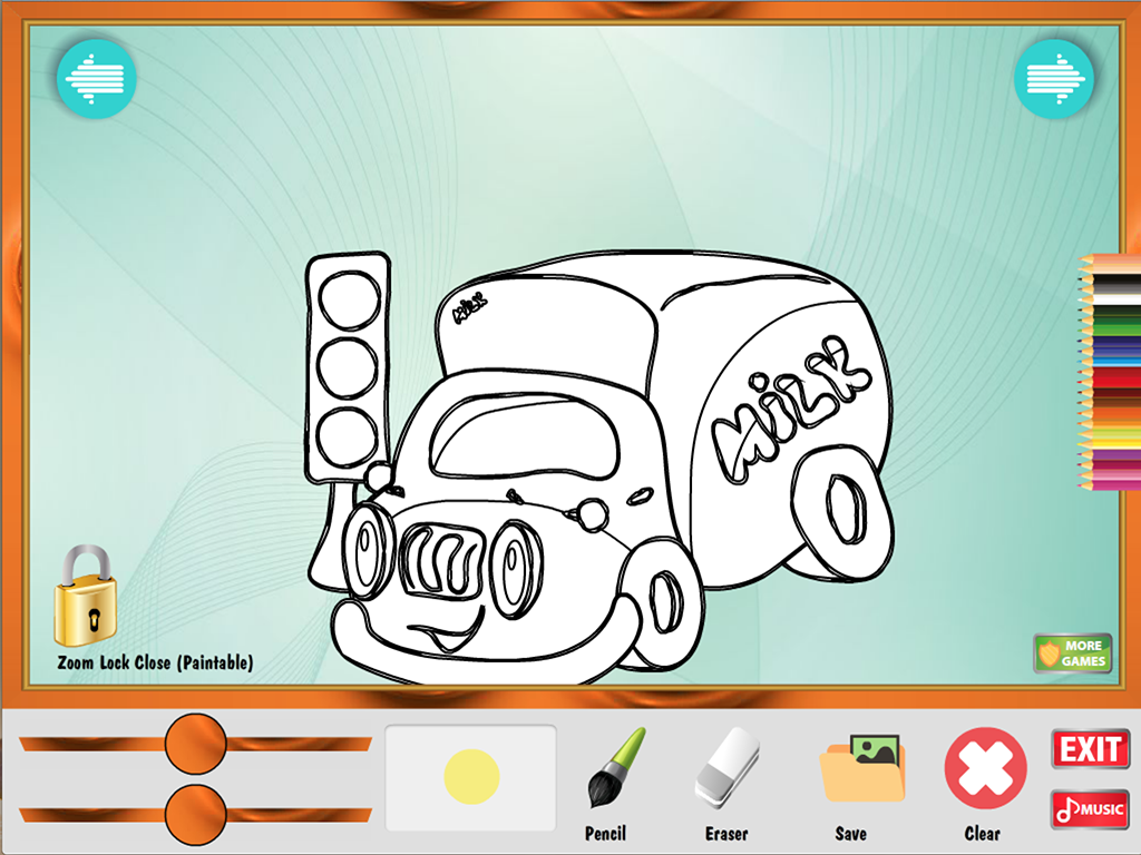 Mewarnai Gambar Eskavator