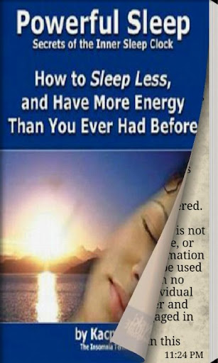 Sleep less have more energy