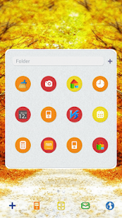 Hello Autumn dodol theme Screenshots 2