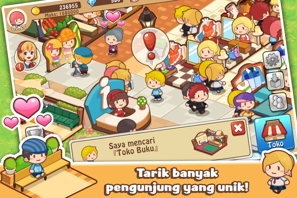   Happy Mall Story: Game Sim- tangkapan layar 