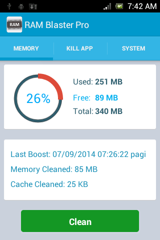 RAM Blaster Clean Memory