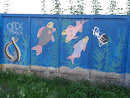 Fish Painting on Wall