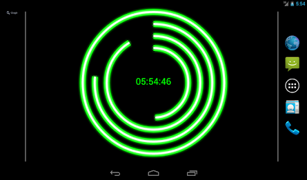 Neon Clock Live Pro Wallpaper poster 4