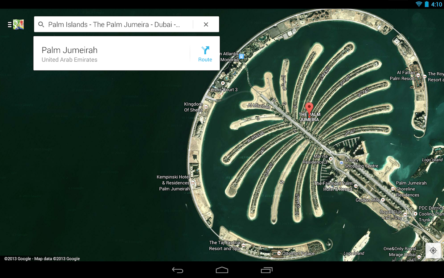 Maps - screenshot