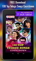 100 Top Telugu Songs Countdown APK تصویر نماگرفت #6