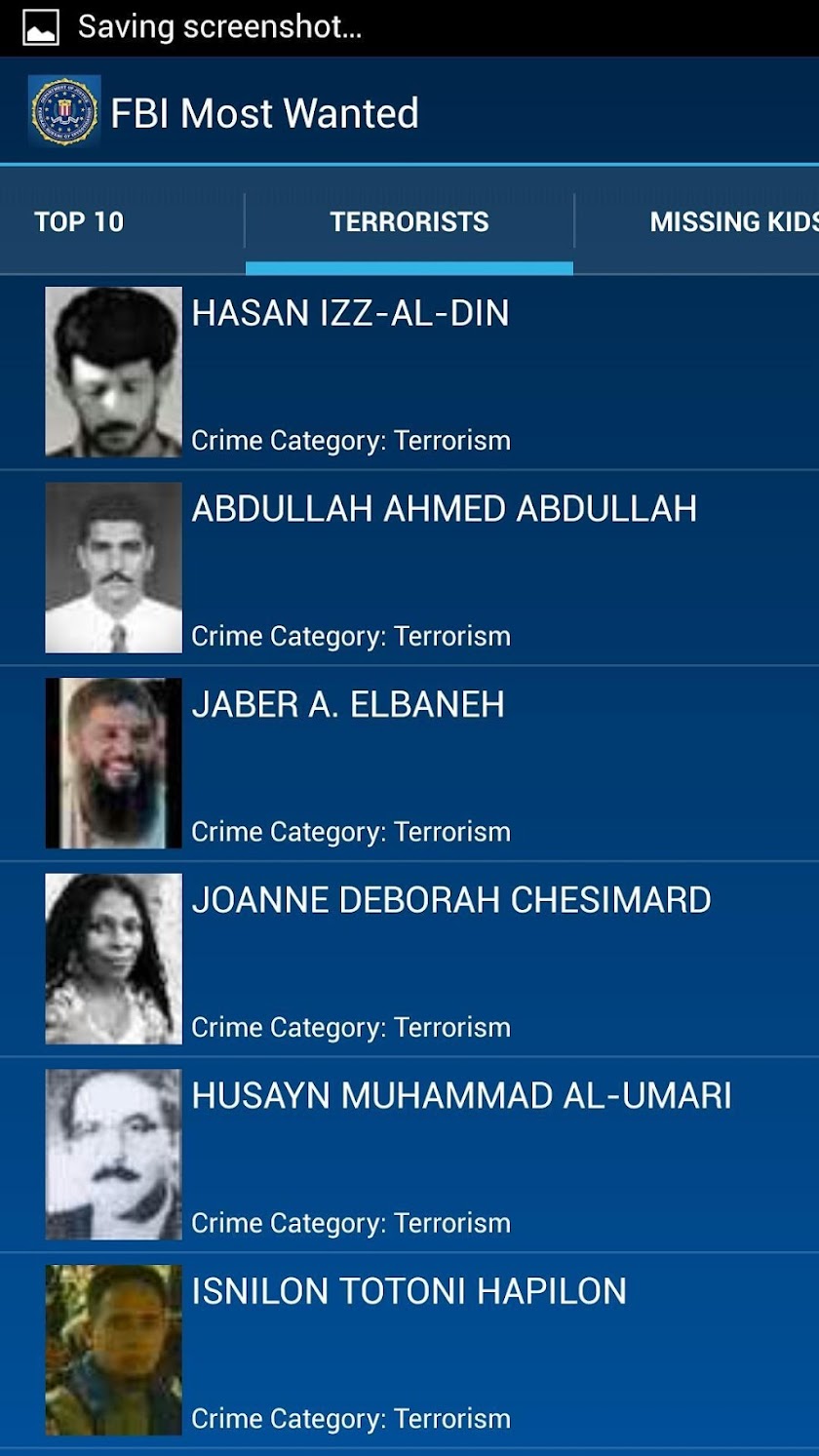 FBI Most Wanted Screen 2