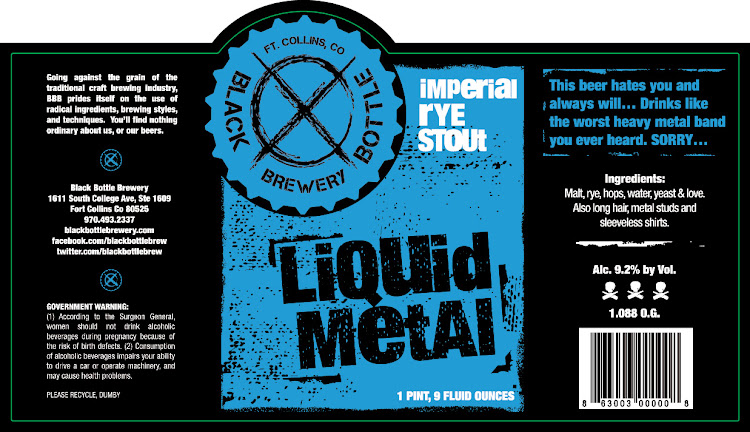 Logo of Black Bottle - Liquid Metal