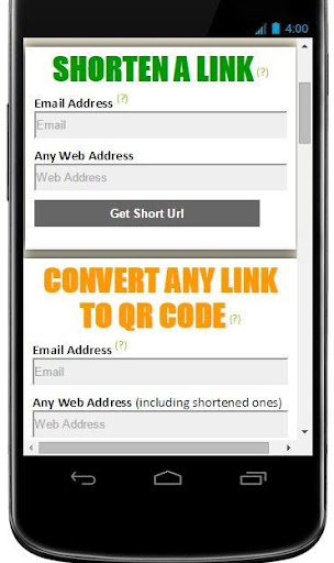 QR Code Converter URL Shortenr