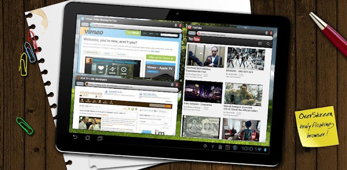 OverSkreen (floating browser) Root needed APK