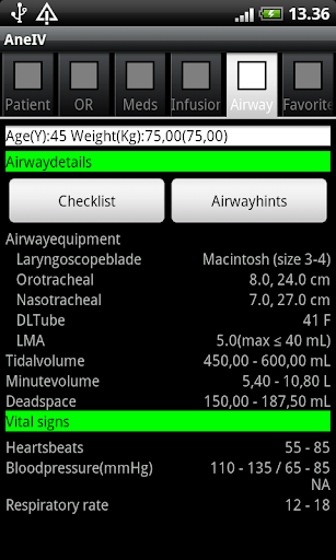【免費醫療App】AneIV - Anesthesia Aid-APP點子