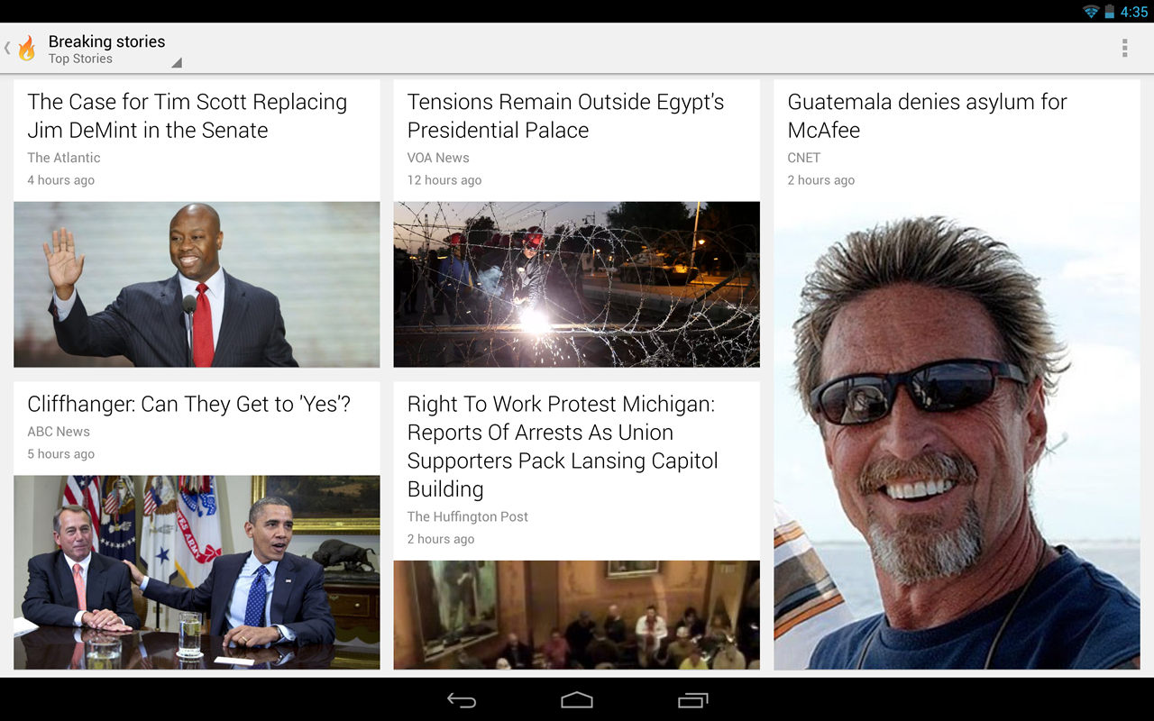 Google Currents Android