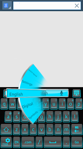 【免費個人化App】Blue Chiclet Go Keyboard-APP點子