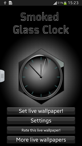 免費下載個人化APP|Smoked Glass Clock app開箱文|APP開箱王