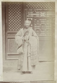 Portret van een boeddhistische monnik in China