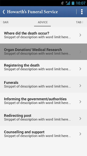 【免費商業App】Howarth's Funeral Service-APP點子