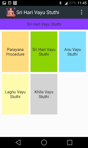 Sri Hari Vayu Stuthi Reference