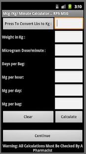 Free Mck/kg/min II APK