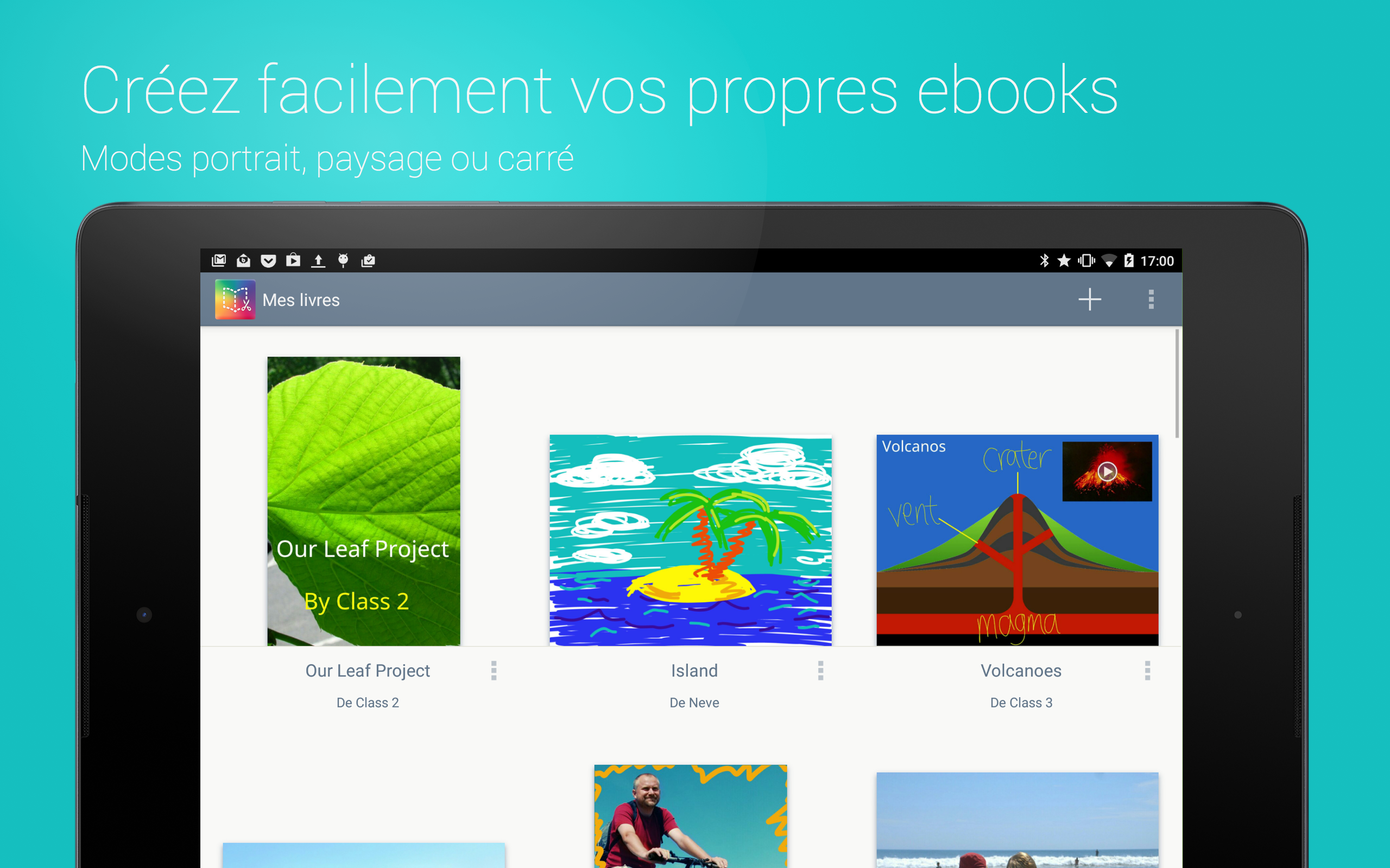 Android application Book Creator screenshort