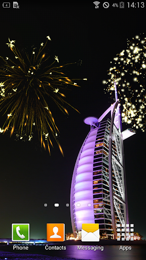 【免費娛樂App】Dubai Fireworks Live Wallpaper-APP點子